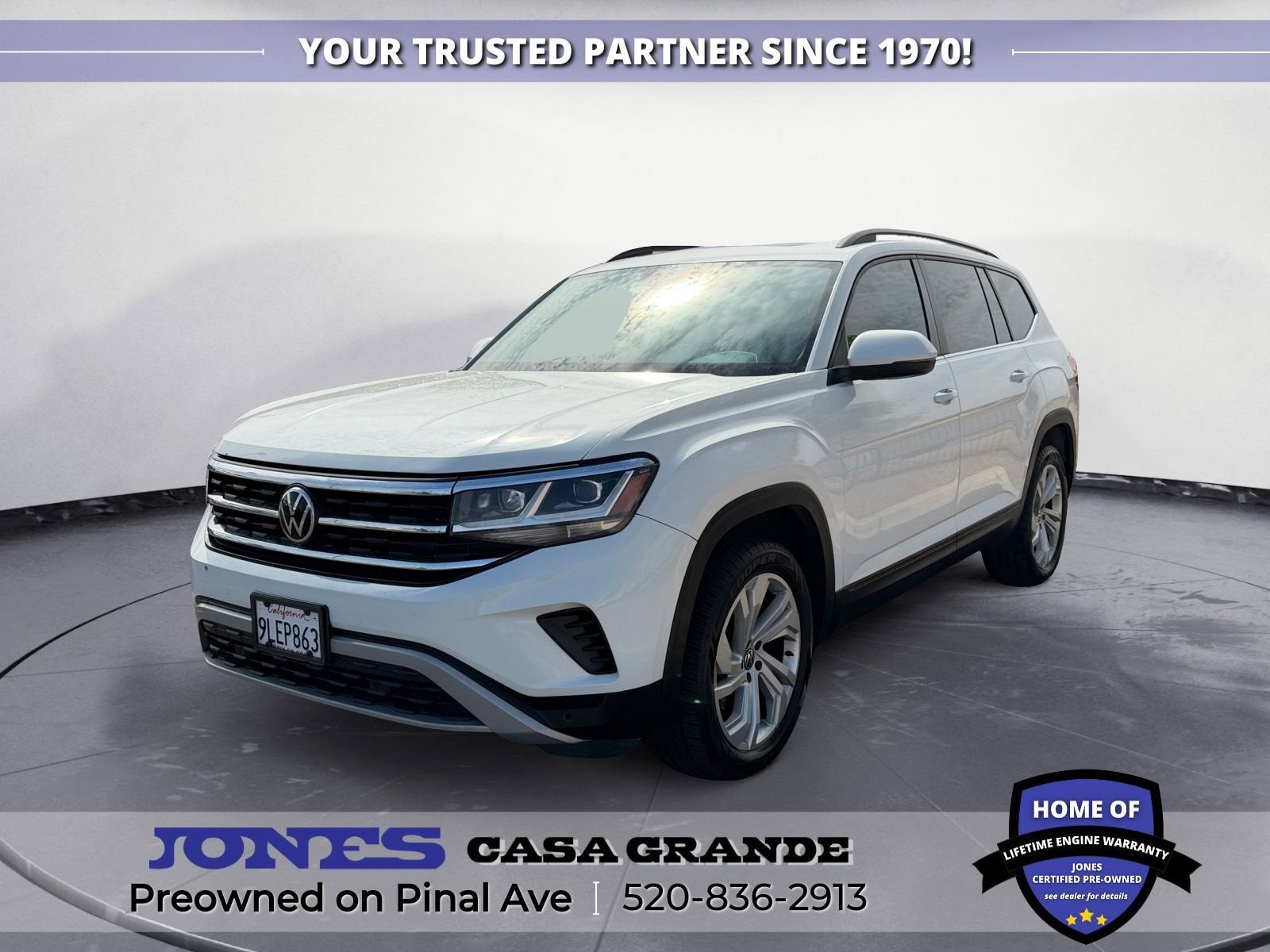 2021 Volkswagen Atlas 3.6L V6 SE w/Technology